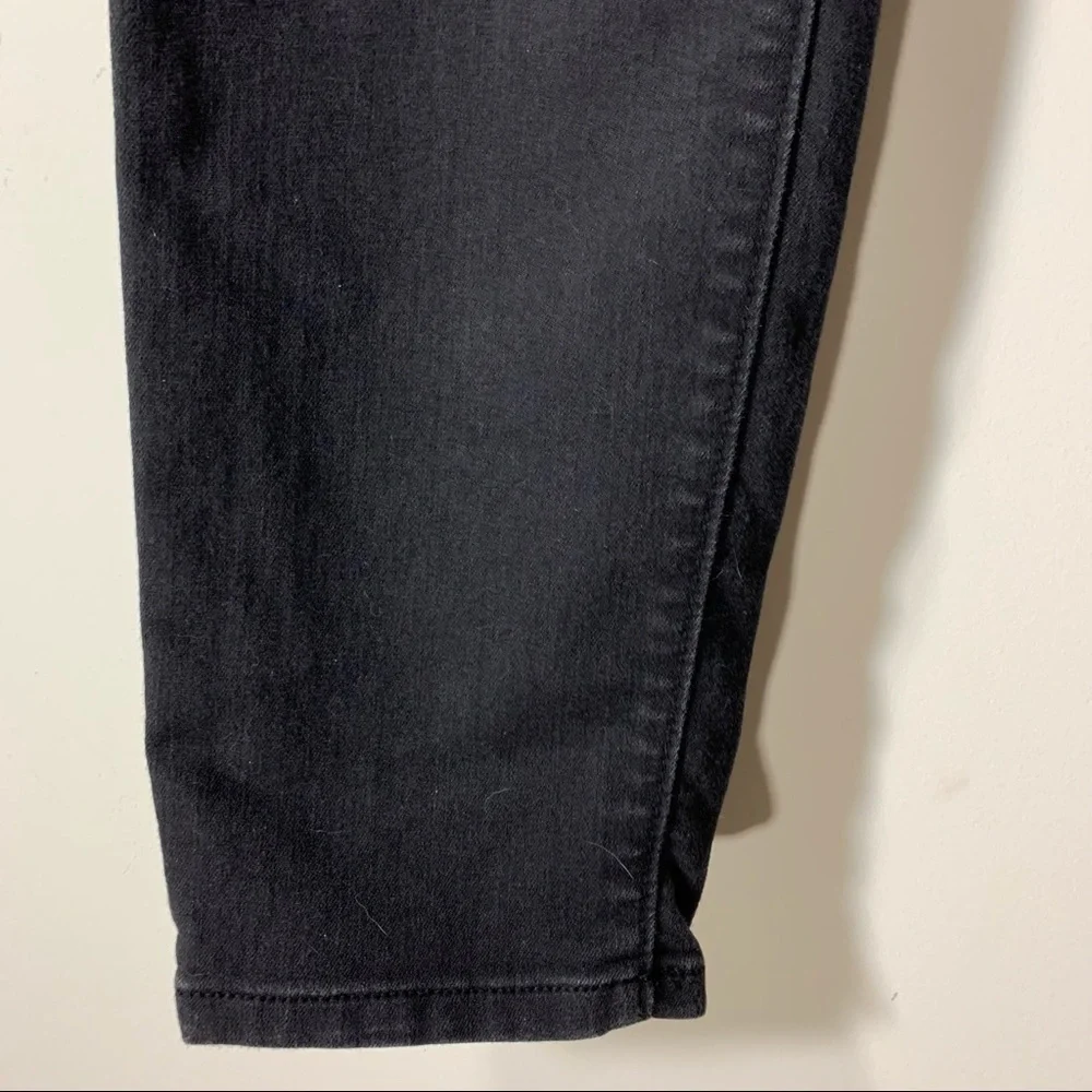Loft Black Super Skinny Mid Rise Jeans
